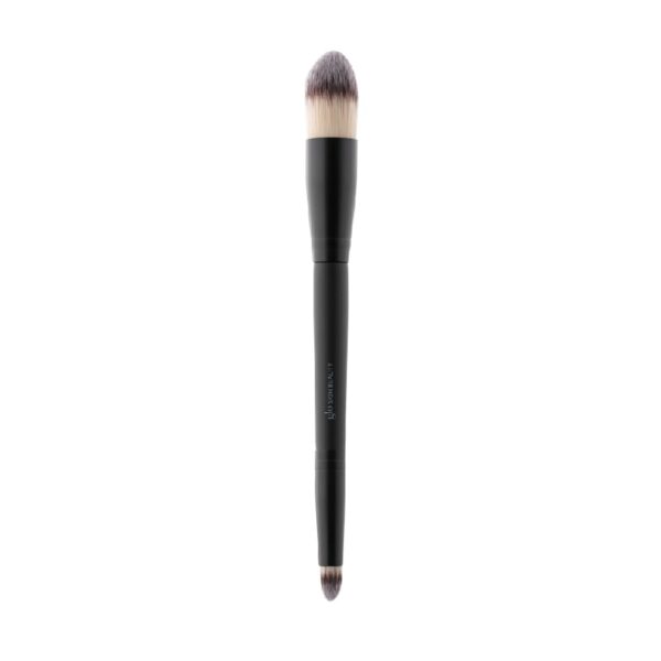 Dual foundation/camouflage brush er en makeup pensel fra Glo Skin Beauty til påføring af primer, foundations, concealer