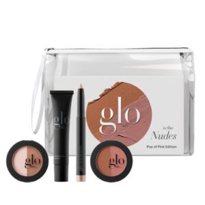 Makeup kit med lækre produkter fra Glo, til at lave et smukt naturligt no makeup look