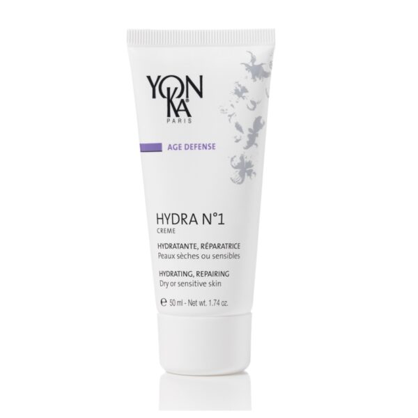 Hydra no 1 creme fra YonKa er en fugtgivende creme til tør og sensitiv hud. Plantebaseret naturlig hudpleje med skøn duft fra naturens olier