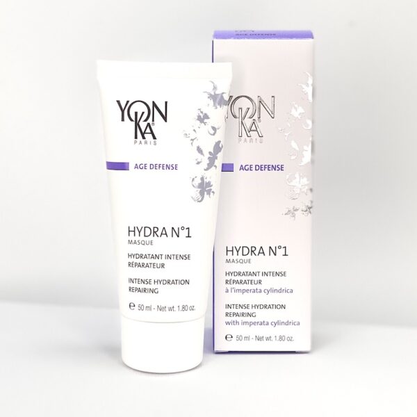 Yonka hydra no 1 masque er en intens fugtmaske i crem-gel konsistens velegnet til dehydreret, tør og beskadiget hud i ansigtet.